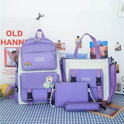 Kit Maleta Mochila Bolsos 5 en 1