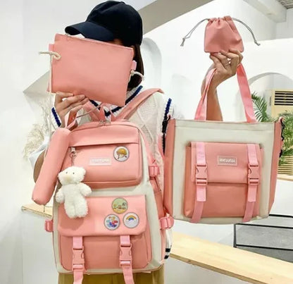 Kit Maleta Mochila Bolsos 5 en 1